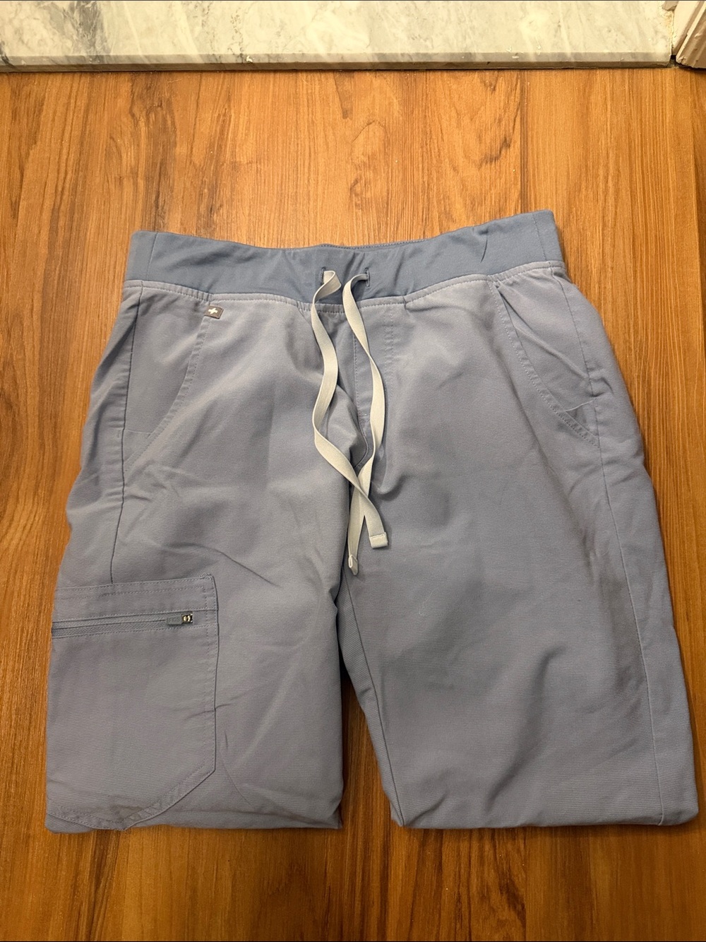 WOMENS FIGS VAPOR BLUE JOGGER SCRUBS